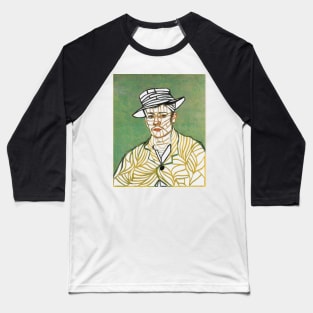 Van Gogh - Yellow Jacket Collage Art Baseball T-Shirt